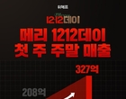 위메프, ‘메리1212데이’ 첫 주말 매출 300억 달성